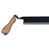Timber Tuff Straight Draw Shave Tool 10-Inch Blade Steel Wood Shaving Tool for Debarking Logs, Firewood, Cutting Timber, TMB-10S, Silver