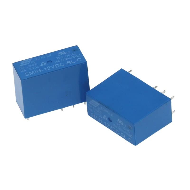 Relais SMIH-12VDC-SL-C 12V 16A pour projets de domotique DIY et intégration PCB