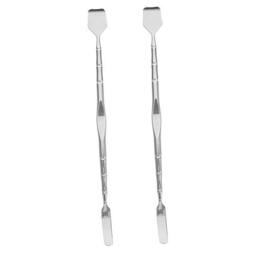 Healeved 2Pcs Stainless Steel Blackhead Removal Tool Gentle Face Extractor for Blackhead Extraction Comfortable Grip for Easy Use for Womens Facial Care