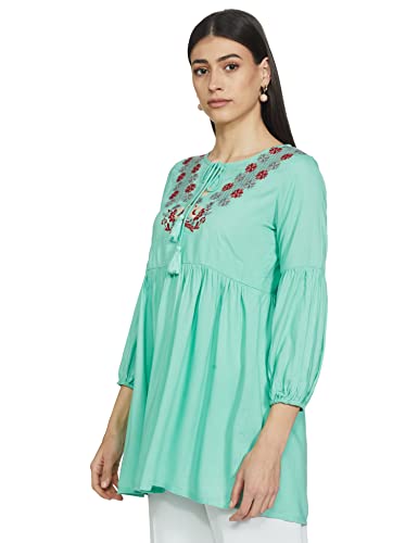 Image of Amazon Brand - Myx Women's Rayon Anarkali Kurta