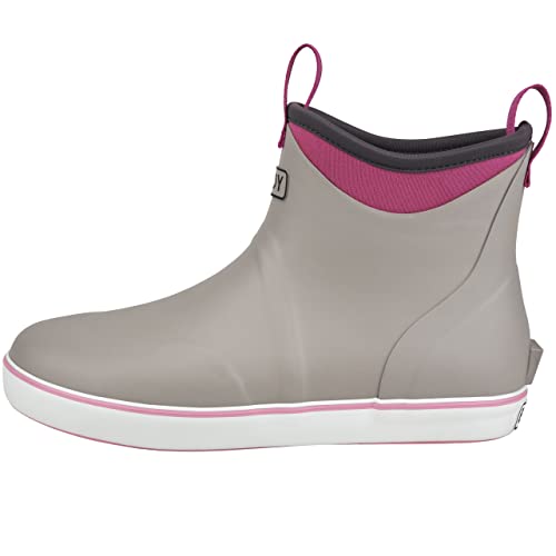 Image of Buoy Boots Women's Waterproof Ankle Rain Boots, Rubber Deck & Fishing Boots