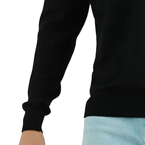 Men's Dress V Neck Thin Knitted Sweater Top Long Sleeve V Neck Sweaters for Men Male Soft Solid Plain Sweater Top4
