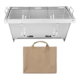 Barbecue Portable pour Grands Groupes : Ce barbecue de table pliant et innovant pour la cuisson en extérieur propose une fonction de déploiement immédiat, une utilisation sans tracas. Il est idéal pour organiser facilement des barbecues familiaux ou entre amis accueillant un grand nombre de convives.