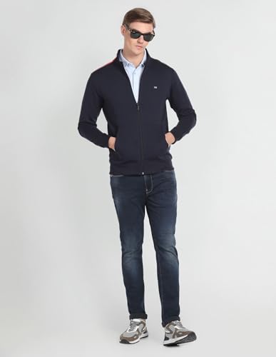 Image of Arrow Men's Cotton Classic High Neck Sweatshirt