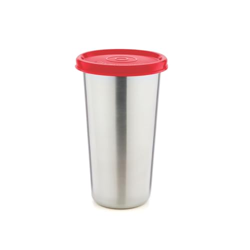SIGNORA WARE Jumbo Stainless steel Tumbler | Crack Resistant | Spill free | Multipurpose | Compact Design | Sporting Events | Outdoor Activities | Children s Drink | Home & office Use ( 500 ml | Red )