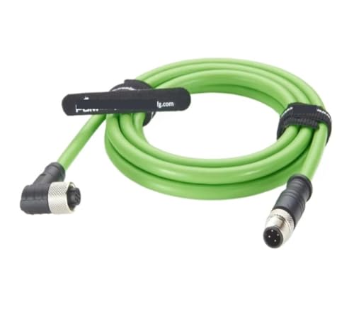 Cable Ethernet Industrial M12 código D de ángulo recto PCM-HD-0242 macho a hembra 2M