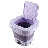 【Gran capacidad para sus necesidades】Nuestra mini lavadora de cubos ofrece una capacidad considerable de 11 litros, ideal para lavar ropa de bebé, ropa interior, calcetines y otros artículos pequeños. Esta lavadora de viaje portátil está especialmente diseñada para satisfacer sus necesidades diarias de lavado, haciendo que las tareas de lavado sean menos complicadas.