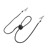 JUMPLAWN 3 Stück Verstellbare Essensclip kette Erwachsene und Senioren Verstellbarer Lätzchenhalter Leichter Flexibler Serviettenclip für Zuhause Restaurant und Reisen