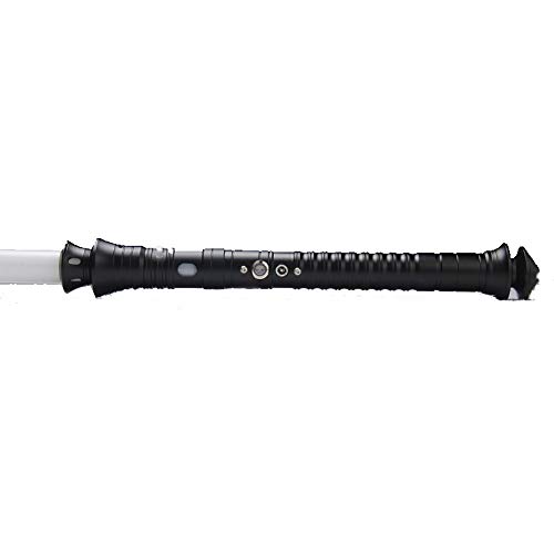 BoMan LED Light Saber Force FX Lightsaber con Sonido y luz Metal Hilt Wars Sword Toy Realistic Light y Blaster Sound, Regalo para niños y Adultos