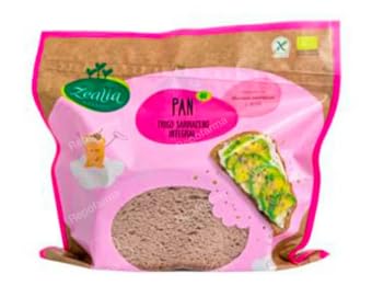 Pan de Trigo Sarraceno Integral Bio, Orgánico, Sin Gluten, 330 g. Pack de 2