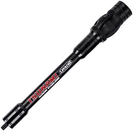 LWANO 6/8/10/12″ Bow Stabilizer for Archery Compound Bow with Weights and Damping System LWANO 6/8/10/12″ Bow Stabilizer for Archery Compound Bow with Weights and Damping System