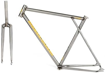POLSO FM007 INTRO7 Fixed Gear Bicycle Frame CR-MO Track Frameset for Cycling 52cm and 55cm GT Cross Version (Cr-Mo Frame Front Fork, 55cm(170-180cm))