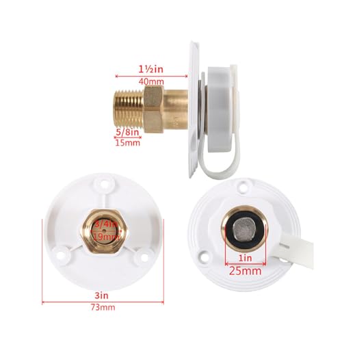 Toma de agua ciudad para autocaravanas con conector multifuncional para caravanas 7