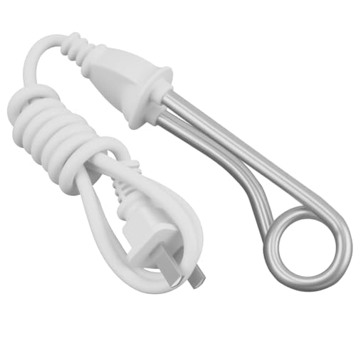 350W 220V Portable Stick Immersion Heater Power Cord Length 1M, Electric Mini Boiling Water Heating Tube Hot Immersion Water Heats up Fast Camping Travel Heater for Coffee Tea Cocoa Milk