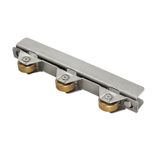 Poulies de serrage en cuivre pour porte coulissante en verre de 10 mm | Lot de 2