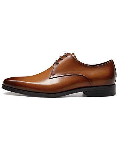 Image of Mens Oxford Shoes Genuine Leather Dress Shoes
