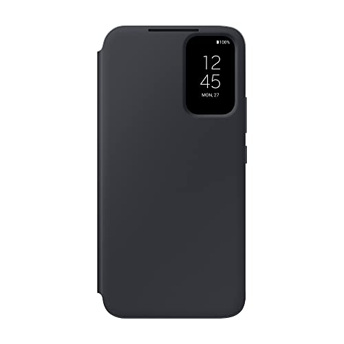 Marchio: Samsung Samsung View Wallet Cover custodia con finestra di visione notifiche per A34 5G, Nero