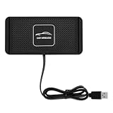 BOROCO Tapis Chargeur sans Fil Voiture, Chargeur Induction Voiture Rapide...