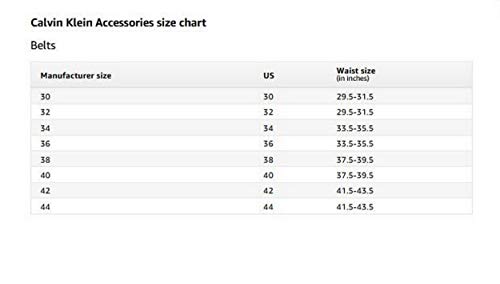 Calvin Klein Men's 38mm Flat Strap Smooth, Matte Leather Belt