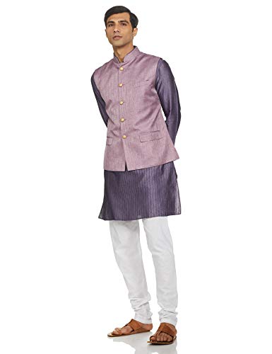 Image of Ethnix by Raymond Ethnix Mens Regular Fit Bundi