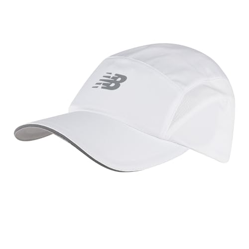 New Balance Unisex 5 Panel Performance Hat 5 Panel Performance Hat White One Size