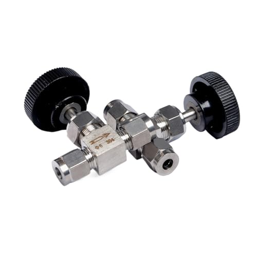 Vanne à pointeau 8mm en acier inoxydable 316 pour régulation précise du débit de fluide - 3