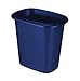 Rubbermaid 1.5 gal. Blue Open Top Wastebasket