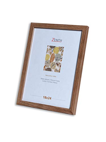 VictoR Bilderrahmen Klee 18x24 cm in Braun - moderner schlichter Fotorahmen Holz - Bilderrahmen 18x24 Braun