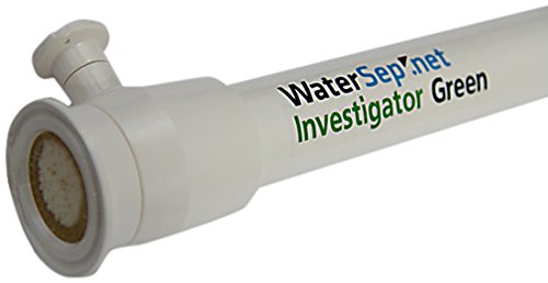 WaterSep SU 750 20INV41 S6 Investigator41 Green Line Single Use Hollow Fiber Cartridge, 750K Membrane Cutoff, 2 mm ID, 33.4 mm Diameter, 305 mm L, Polyethersulfon/Polysulfone/Urethane (Pack of 6)