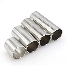 4pcs Guitar Slides Set, 4 Sizes Guitar Slide 1.1/2/2.36/2.75inch, Stainless Steel Guitar Slides for Acoustic Electric Bass Guitar
