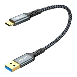 SUNGUY USB C Kabel short, 30CM 10Gb...