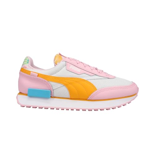 PUMA Kids Girls Future Rider Flower Aura Lace Up Sneakers Shoes Casual - White2
