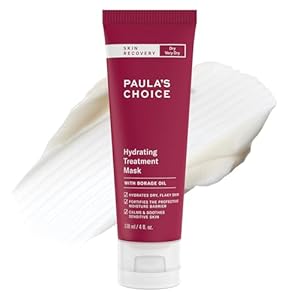 Paula’s Choice SKIN RECOVERY Hydrating Treatment Face Mask, Overnight Face Mask Cream with Primrose Oils, Vitamin C, A, E, & Hylauronic Acid, Hydrate, Smooths, Calming, 4oz