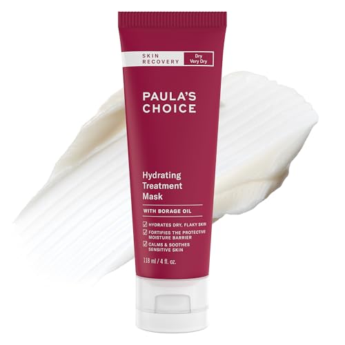 Paula's Choice SKIN RECOVERY Hydrating Treatment Face Mask, Overnight Face Mask Cream with Primrose Oils, Vitamin C, A, E, & Hylauronic Acid, Hydrate, Smooths, Calming, 4oz