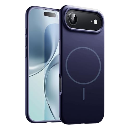Image of Kratos Active Grip Silicone Case Cover Compatible with iPhone 17 Air - Enhanced Protection, Wireless Magnetic Charging Case with Raised Edge Camera & Screen Protection, Shock-Resistant Design Blue