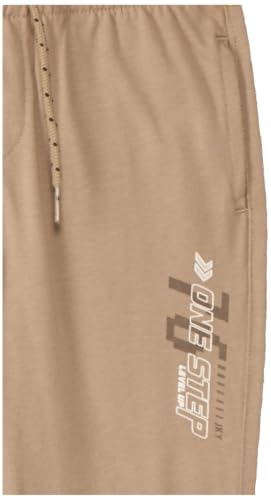 Image of Jockey AB10 Boys Super Combed Cotton Rich Graphic Printed Joggers with Elasticated Hem