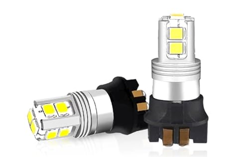 Luz De Giro Led PWY24W PW24W 3014 Bombilla LED Luces Intermitentes Delanteras DRL para Peugeot 208 2012 En Adelante Lateral Indicadora Luces