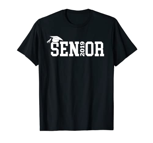 Cool Senior 2019 sombrero graduación 2019 camiseta regalo Camiseta