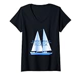 Photo Gallery donna surfside beach florida nautica costiera vela marinaio maglietta con collo a v Photo Gallery donna surfside beach florida nautica costiera vela marinaio maglietta con collo a v