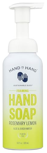 HAND IN HAND Rosemary Lemon Foaming Hand Soap, 8.5 FZ