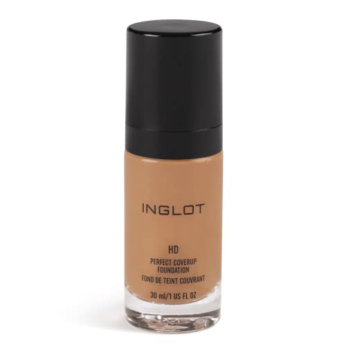 Image of Inglot HD Perfect Coverup Foundation - Long-Lasting Effect with HD Pigments | Hypoallergenic | Natural | Flawless Look | with White Truffle Extract | 30 ml | 83