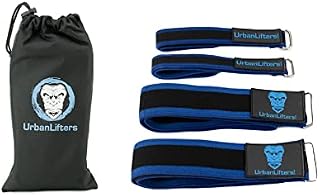 Urban Lifters BFR Occlusion Training Bands - Adjustable Occlusion Bands for Arms and Legs. Perfect for Building Muscle/Strength/Hypertrophy/Recovery. Free Bag included.