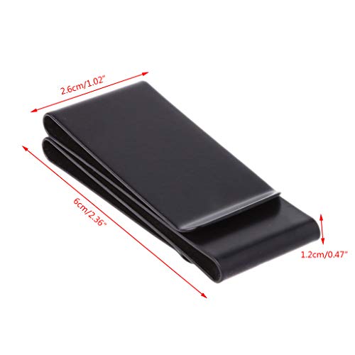angwang Money Clip,Stainless Steel Slim Double-Sided Money Clip Purse Wallet Credit Card ID Holder4