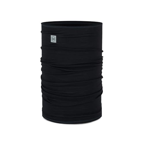 Buff Scaldacollo Merino Lightweight Negro Unisex...