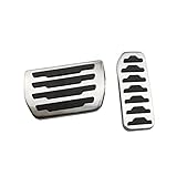 Pedales Para Coche Para Jaguar Para XE X760 Para XF X260 Para F-Pace X761 2016-2019 Pedales Cubierta Pedal Coche(AT without Rest)