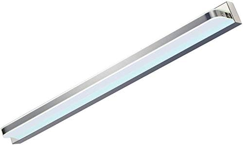 FJGHLBX Bad Spiegel Lampen Led Spiegel Voorzijde Ligh, Eenvoudige En Moderne Waterdichte Anti-Mist Wandlamp Badkamer Spiegelkast Make-Up Lampen Wandverlichting/White Light 13W/80Cm