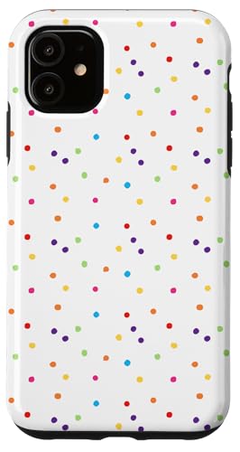 Tiny Polka Dot Multicolor Polkadot �X�}�z�P�[�X iPhone 11 �p