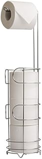 simplywire  Freestanding Toilet Roll Holder with Storage - Chrome