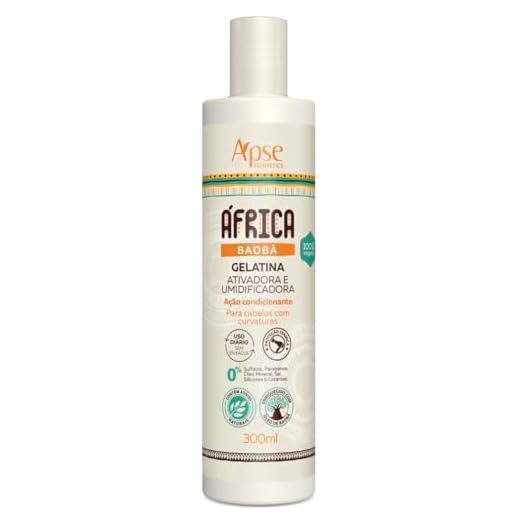Gelatina África Baobá Ativadora e Umidificadora Apse 300ml