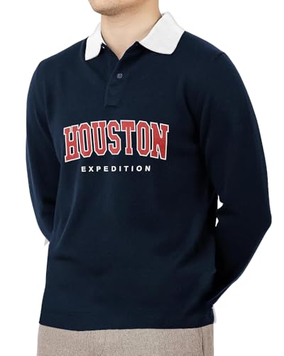 Image of Noble Monk Men's Polo Neck Full Sleeves T-Shirt | Causal Tshirt for Men